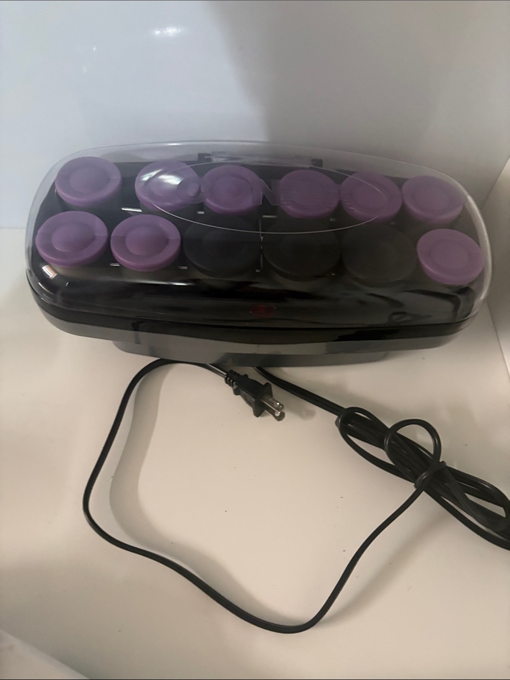 Purple Hot Rollers Set for Women Hair